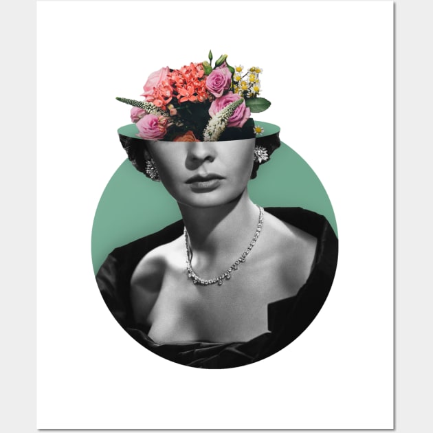 Jean Simmons Floral Wall Art by Mellamanpel